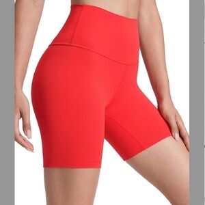 CRZ YOGA Super High Waisted Butterluxe Womens Biker Shorts